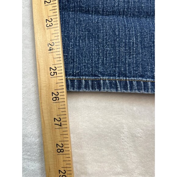 Chico's Jeans Womens 2.5 Blue‎ Denim Cropped Classic Fit Stretch - Picture 8 of 9